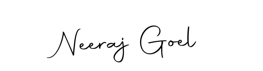 Create a beautiful signature design for name Neeraj Goel. With this signature (Autography-DOLnW) fonts, you can make a handwritten signature for free. Neeraj Goel signature style 10 images and pictures png