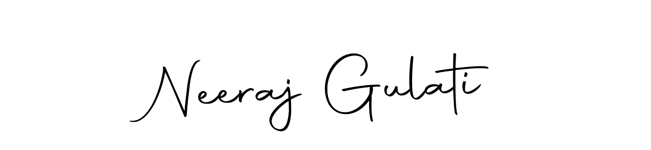 Design your own signature with our free online signature maker. With this signature software, you can create a handwritten (Autography-DOLnW) signature for name Neeraj Gulati. Neeraj Gulati signature style 10 images and pictures png