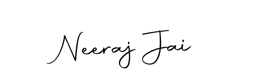 Also we have Neeraj Jai name is the best signature style. Create professional handwritten signature collection using Autography-DOLnW autograph style. Neeraj Jai signature style 10 images and pictures png