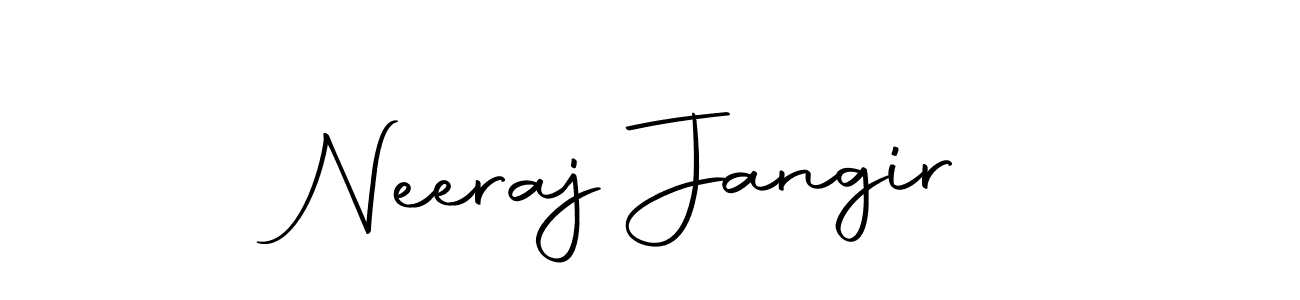 Make a beautiful signature design for name Neeraj Jangir. Use this online signature maker to create a handwritten signature for free. Neeraj Jangir signature style 10 images and pictures png