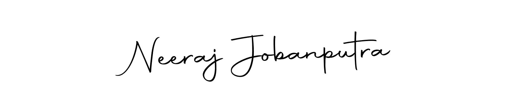 Neeraj Jobanputra stylish signature style. Best Handwritten Sign (Autography-DOLnW) for my name. Handwritten Signature Collection Ideas for my name Neeraj Jobanputra. Neeraj Jobanputra signature style 10 images and pictures png