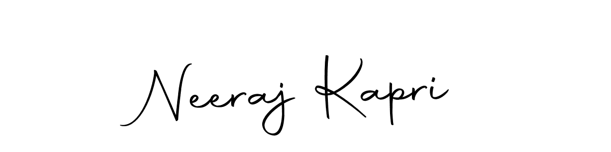 The best way (Autography-DOLnW) to make a short signature is to pick only two or three words in your name. The name Neeraj Kapri include a total of six letters. For converting this name. Neeraj Kapri signature style 10 images and pictures png