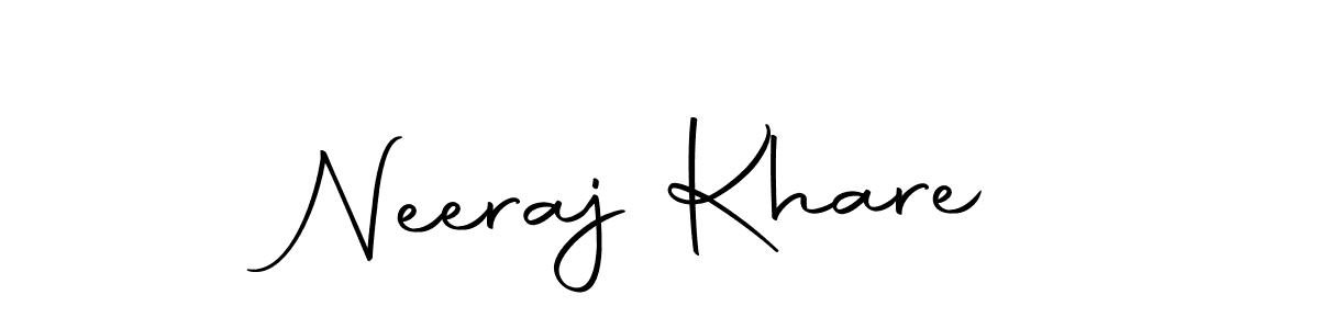 Create a beautiful signature design for name Neeraj Khare. With this signature (Autography-DOLnW) fonts, you can make a handwritten signature for free. Neeraj Khare signature style 10 images and pictures png