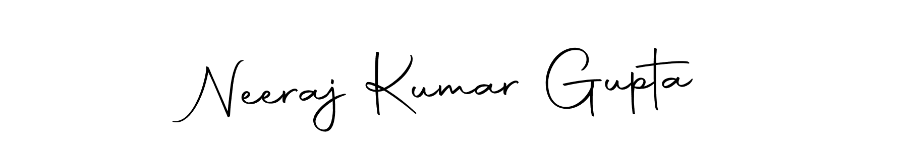Make a short Neeraj Kumar Gupta signature style. Manage your documents anywhere anytime using Autography-DOLnW. Create and add eSignatures, submit forms, share and send files easily. Neeraj Kumar Gupta signature style 10 images and pictures png