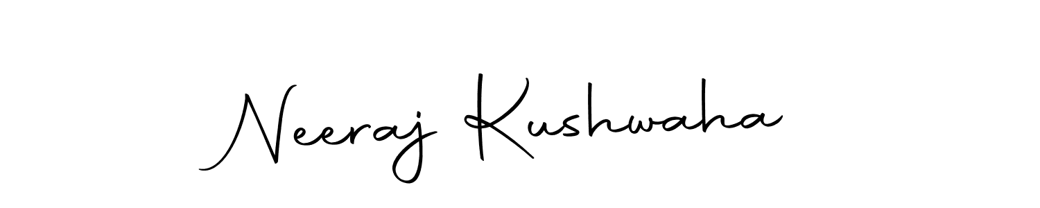 Create a beautiful signature design for name Neeraj Kushwaha. With this signature (Autography-DOLnW) fonts, you can make a handwritten signature for free. Neeraj Kushwaha signature style 10 images and pictures png