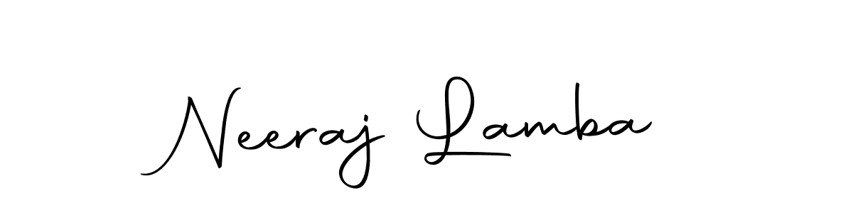 How to make Neeraj Lamba signature? Autography-DOLnW is a professional autograph style. Create handwritten signature for Neeraj Lamba name. Neeraj Lamba signature style 10 images and pictures png