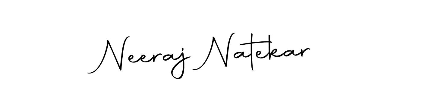 The best way (Autography-DOLnW) to make a short signature is to pick only two or three words in your name. The name Neeraj Natekar include a total of six letters. For converting this name. Neeraj Natekar signature style 10 images and pictures png