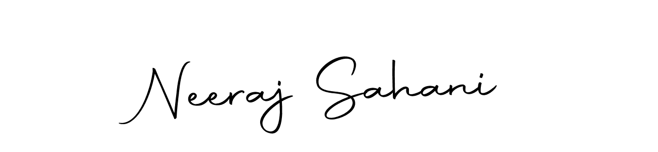 Neeraj Sahani stylish signature style. Best Handwritten Sign (Autography-DOLnW) for my name. Handwritten Signature Collection Ideas for my name Neeraj Sahani. Neeraj Sahani signature style 10 images and pictures png