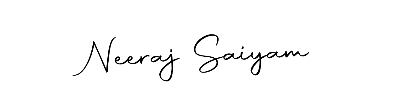 if you are searching for the best signature style for your name Neeraj Saiyam. so please give up your signature search. here we have designed multiple signature styles  using Autography-DOLnW. Neeraj Saiyam signature style 10 images and pictures png