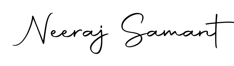 Create an unforgettable impression when signing with Neeraj Samant name styled in Autography-DOLnW typography. 100% free online generator. Neeraj Samant signature style 10 images and pictures png