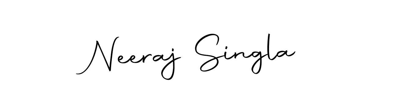 Create a beautiful signature design for name Neeraj Singla. With this signature (Autography-DOLnW) fonts, you can make a handwritten signature for free. Neeraj Singla signature style 10 images and pictures png