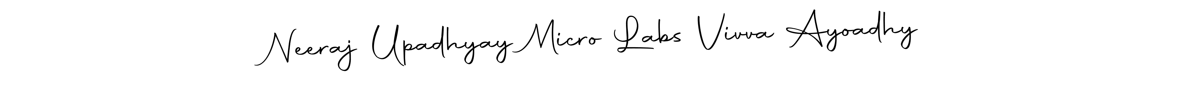 It looks lik you need a new signature style for name Neeraj Upadhyay Micro Labs Vivva Ayoadhy. Design unique handwritten (Autography-DOLnW) signature with our free signature maker in just a few clicks. Neeraj Upadhyay Micro Labs Vivva Ayoadhy signature style 10 images and pictures png