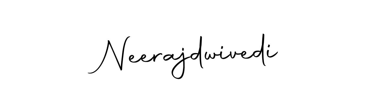 How to make Neerajdwivedi signature? Autography-DOLnW is a professional autograph style. Create handwritten signature for Neerajdwivedi name. Neerajdwivedi signature style 10 images and pictures png