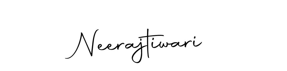 How to make Neerajtiwari name signature. Use Autography-DOLnW style for creating short signs online. This is the latest handwritten sign. Neerajtiwari signature style 10 images and pictures png