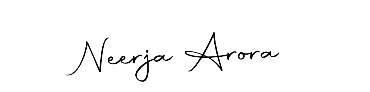Use a signature maker to create a handwritten signature online. With this signature software, you can design (Autography-DOLnW) your own signature for name Neerja Arora. Neerja Arora signature style 10 images and pictures png
