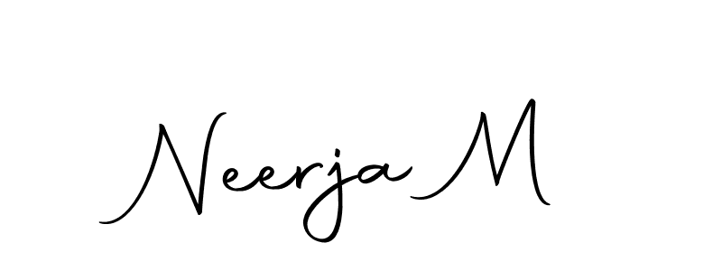 You can use this online signature creator to create a handwritten signature for the name Neerja M. This is the best online autograph maker. Neerja M signature style 10 images and pictures png