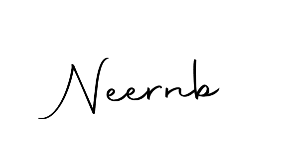 How to make Neernb signature? Autography-DOLnW is a professional autograph style. Create handwritten signature for Neernb name. Neernb signature style 10 images and pictures png