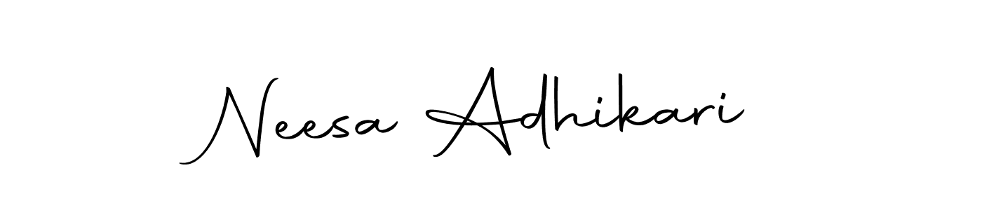 It looks lik you need a new signature style for name Neesa Adhikari. Design unique handwritten (Autography-DOLnW) signature with our free signature maker in just a few clicks. Neesa Adhikari signature style 10 images and pictures png