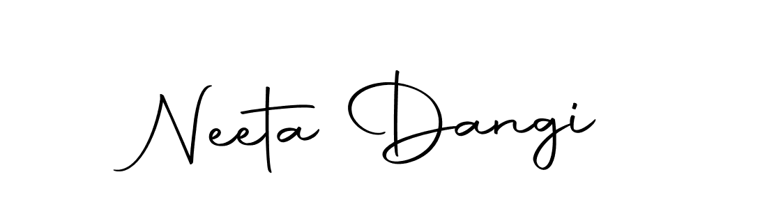 Make a beautiful signature design for name Neeta Dangi. With this signature (Autography-DOLnW) style, you can create a handwritten signature for free. Neeta Dangi signature style 10 images and pictures png