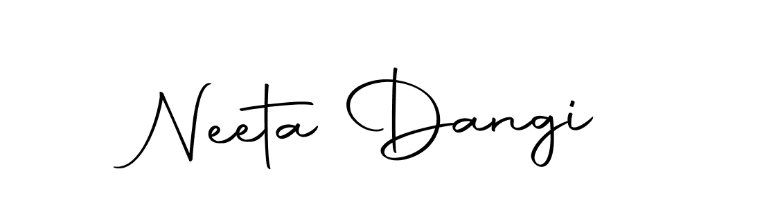 Make a beautiful signature design for name Neeta Dangi. With this signature (Autography-DOLnW) style, you can create a handwritten signature for free. Neeta Dangi signature style 10 images and pictures png