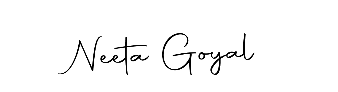 Make a beautiful signature design for name Neeta Goyal. With this signature (Autography-DOLnW) style, you can create a handwritten signature for free. Neeta Goyal signature style 10 images and pictures png