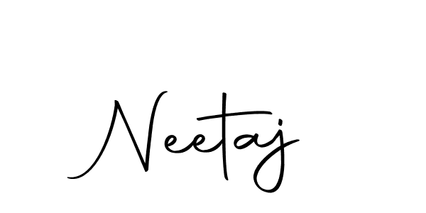 Make a beautiful signature design for name Neetaj. With this signature (Autography-DOLnW) style, you can create a handwritten signature for free. Neetaj signature style 10 images and pictures png