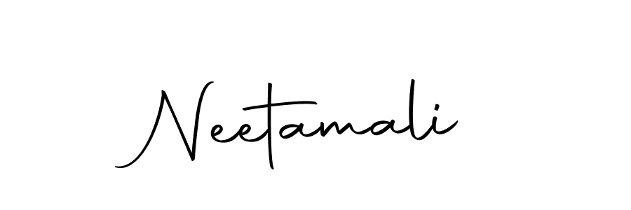 if you are searching for the best signature style for your name Neetamali. so please give up your signature search. here we have designed multiple signature styles  using Autography-DOLnW. Neetamali signature style 10 images and pictures png