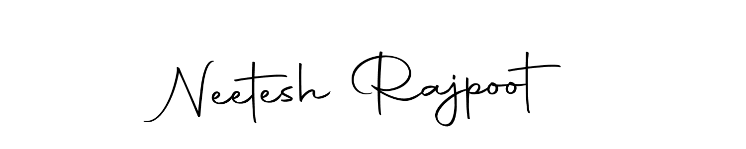 Make a beautiful signature design for name Neetesh Rajpoot. With this signature (Autography-DOLnW) style, you can create a handwritten signature for free. Neetesh Rajpoot signature style 10 images and pictures png