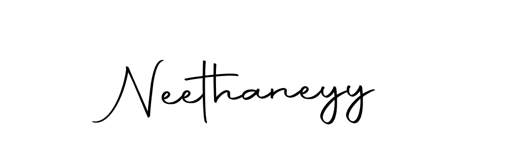Design your own signature with our free online signature maker. With this signature software, you can create a handwritten (Autography-DOLnW) signature for name Neethaneyy. Neethaneyy signature style 10 images and pictures png