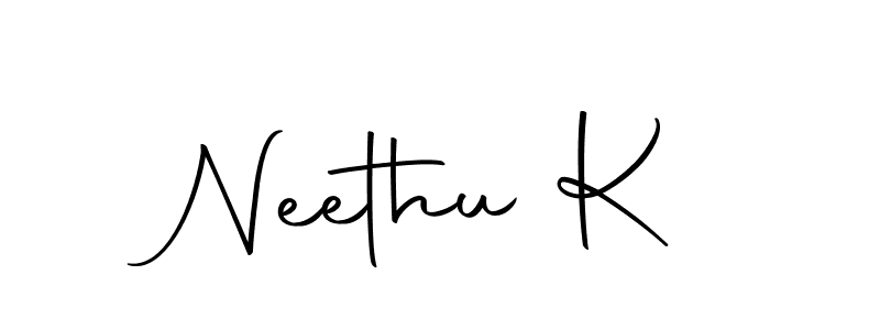Make a short Neethu K signature style. Manage your documents anywhere anytime using Autography-DOLnW. Create and add eSignatures, submit forms, share and send files easily. Neethu K signature style 10 images and pictures png