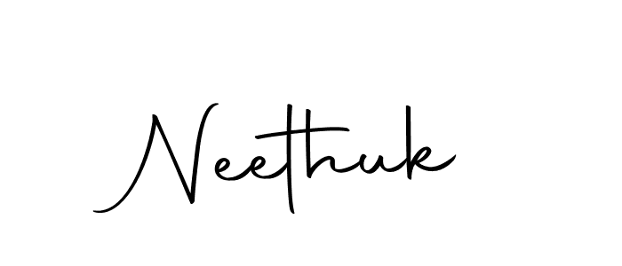 Similarly Autography-DOLnW is the best handwritten signature design. Signature creator online .You can use it as an online autograph creator for name Neethuk. Neethuk signature style 10 images and pictures png