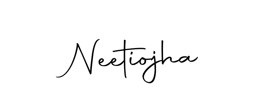 Design your own signature with our free online signature maker. With this signature software, you can create a handwritten (Autography-DOLnW) signature for name Neetiojha. Neetiojha signature style 10 images and pictures png