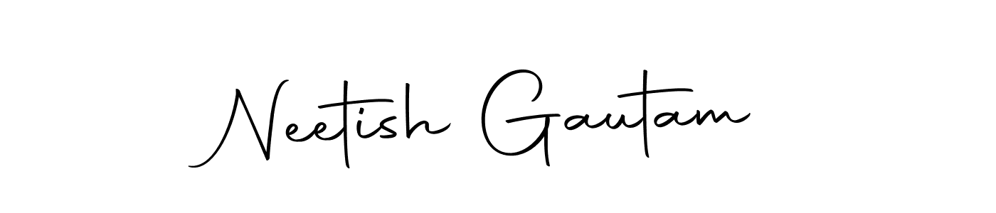 How to make Neetish Gautam signature? Autography-DOLnW is a professional autograph style. Create handwritten signature for Neetish Gautam name. Neetish Gautam signature style 10 images and pictures png