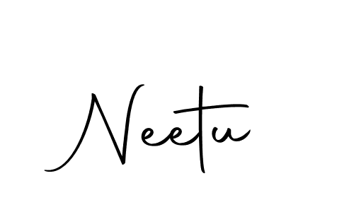 Make a beautiful signature design for name Neetu. With this signature (Autography-DOLnW) style, you can create a handwritten signature for free. Neetu signature style 10 images and pictures png