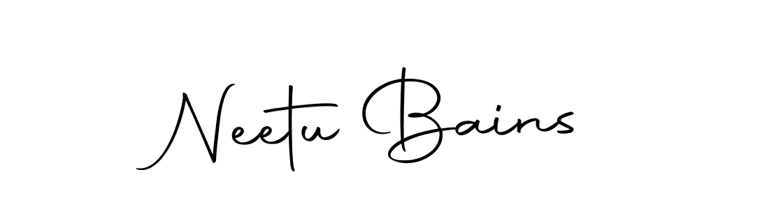 Once you've used our free online signature maker to create your best signature Autography-DOLnW style, it's time to enjoy all of the benefits that Neetu Bains name signing documents. Neetu Bains signature style 10 images and pictures png