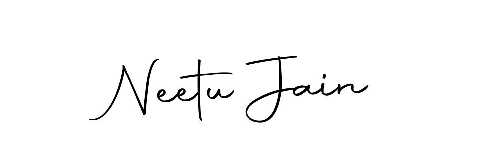 if you are searching for the best signature style for your name Neetu Jain. so please give up your signature search. here we have designed multiple signature styles  using Autography-DOLnW. Neetu Jain signature style 10 images and pictures png