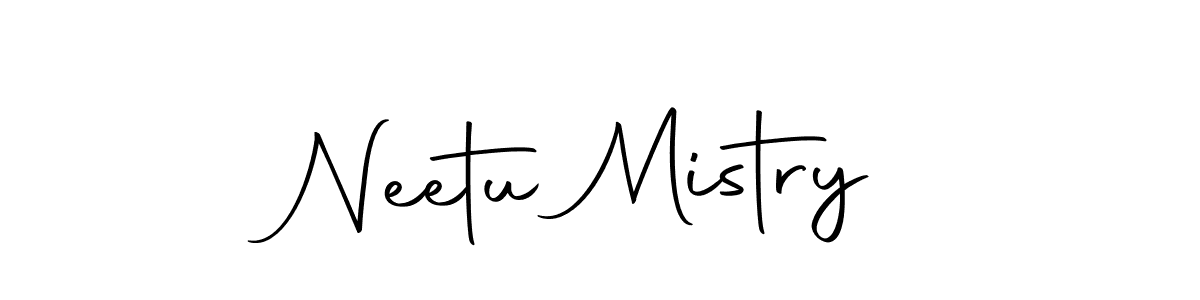 Make a short Neetu Mistry signature style. Manage your documents anywhere anytime using Autography-DOLnW. Create and add eSignatures, submit forms, share and send files easily. Neetu Mistry signature style 10 images and pictures png