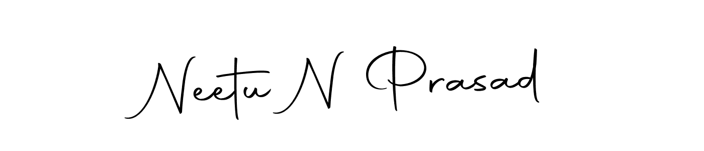 You should practise on your own different ways (Autography-DOLnW) to write your name (Neetu N Prasad) in signature. don't let someone else do it for you. Neetu N Prasad signature style 10 images and pictures png