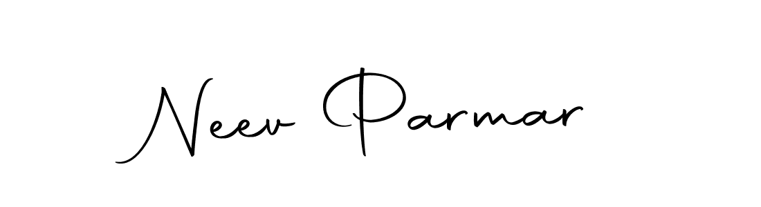 The best way (Autography-DOLnW) to make a short signature is to pick only two or three words in your name. The name Neev Parmar include a total of six letters. For converting this name. Neev Parmar signature style 10 images and pictures png