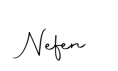 You should practise on your own different ways (Autography-DOLnW) to write your name (Nefen) in signature. don't let someone else do it for you. Nefen signature style 10 images and pictures png