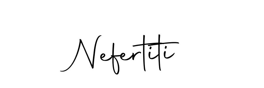Design your own signature with our free online signature maker. With this signature software, you can create a handwritten (Autography-DOLnW) signature for name Nefertiti. Nefertiti signature style 10 images and pictures png