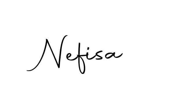 Similarly Autography-DOLnW is the best handwritten signature design. Signature creator online .You can use it as an online autograph creator for name Nefisa. Nefisa signature style 10 images and pictures png