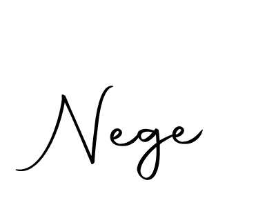 Use a signature maker to create a handwritten signature online. With this signature software, you can design (Autography-DOLnW) your own signature for name Nege. Nege signature style 10 images and pictures png