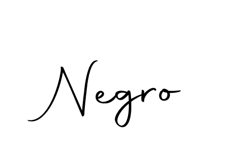Design your own signature with our free online signature maker. With this signature software, you can create a handwritten (Autography-DOLnW) signature for name Negro. Negro signature style 10 images and pictures png