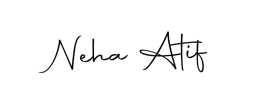 How to make Neha Atif signature? Autography-DOLnW is a professional autograph style. Create handwritten signature for Neha Atif name. Neha Atif signature style 10 images and pictures png