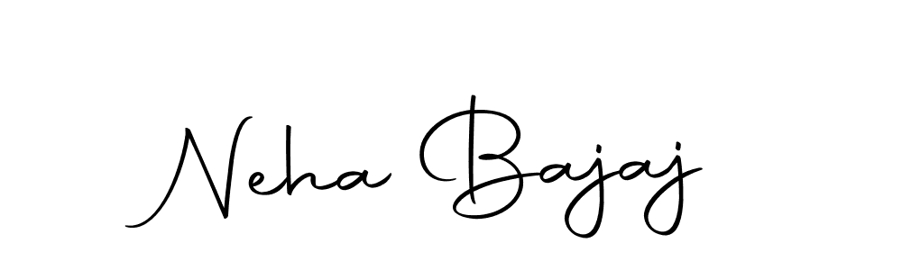 Design your own signature with our free online signature maker. With this signature software, you can create a handwritten (Autography-DOLnW) signature for name Neha Bajaj. Neha Bajaj signature style 10 images and pictures png