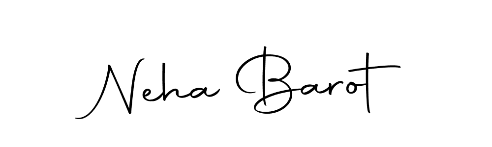 Create a beautiful signature design for name Neha Barot. With this signature (Autography-DOLnW) fonts, you can make a handwritten signature for free. Neha Barot signature style 10 images and pictures png