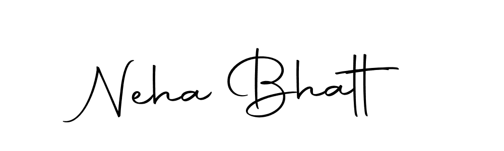 Create a beautiful signature design for name Neha Bhatt. With this signature (Autography-DOLnW) fonts, you can make a handwritten signature for free. Neha Bhatt signature style 10 images and pictures png