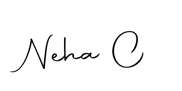 if you are searching for the best signature style for your name Neha C. so please give up your signature search. here we have designed multiple signature styles  using Autography-DOLnW. Neha C signature style 10 images and pictures png