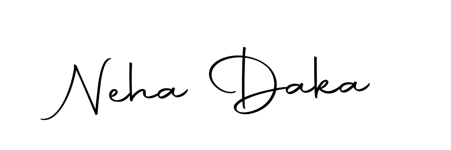 The best way (Autography-DOLnW) to make a short signature is to pick only two or three words in your name. The name Neha Daka include a total of six letters. For converting this name. Neha Daka signature style 10 images and pictures png